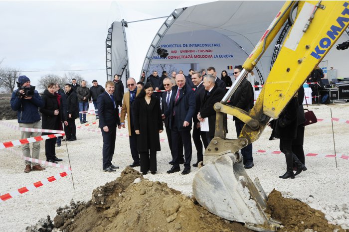 19 februarie 2019. Demarează construcția celui de-al doilea segment al gazoductului Iași-Ungheni-Chișinău