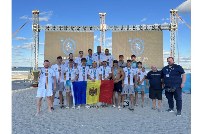 Moldovan sportspeople win 11 medals at World Beach Wrestling Championships
