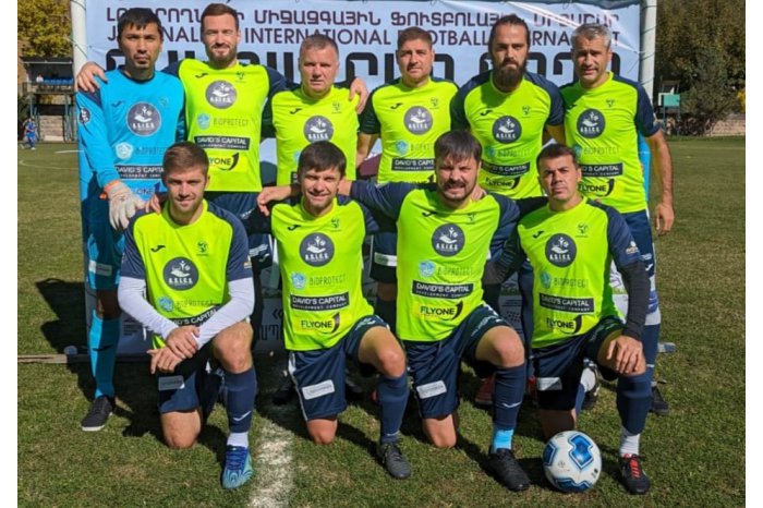 Team of sports journalists from Moldova wins international football tournament from Armenia  