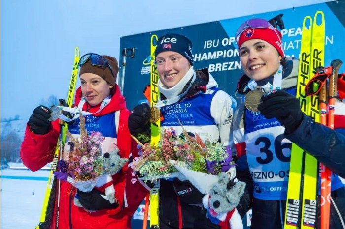 Biathlete Alina Stremous became European vice-champion