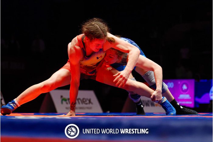 Mariana Draguțan a obținut medalia de argint la Campionatele Europene de lupte