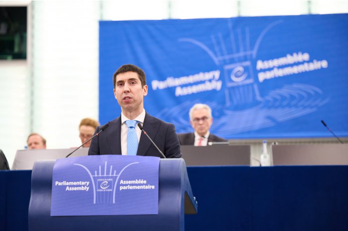 Moldovan diplomat delivers speech at PACE session 