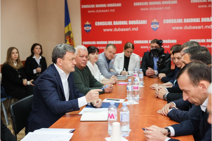 Премьер встретился с представителями местных властей Дубоссарского района