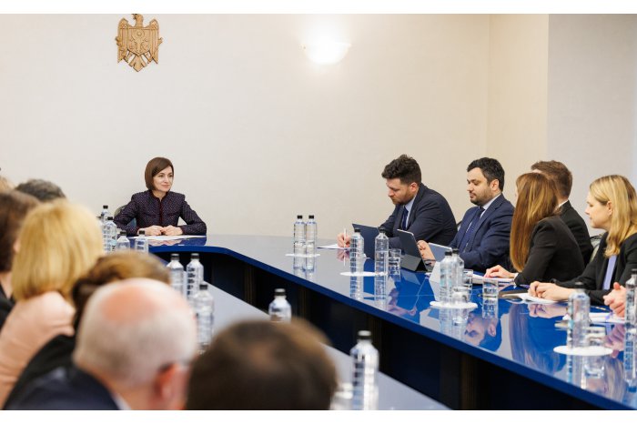 Președintele Maia Sandu a avut o întrevedere cu delegația Grupului de lucru al Consiliului UE pentru Europa de Est și Asia Centrală