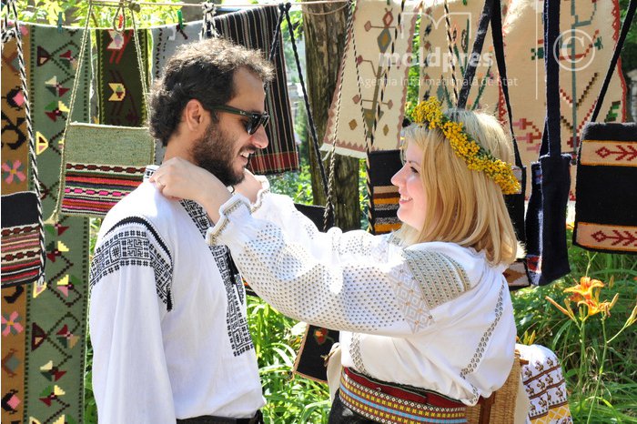 Universal Day of Traditional Blouse marked in Moldova 