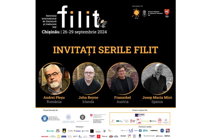 FILIT Chișinău // Scriitori și traducători din R. Moldova și străinătate se reunesc la cel mai mare festival de Literatură și Traducere