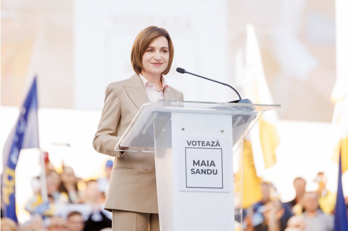 Maia Sandu s-a lansat în campania electorală pentru funcția de președinte al Republicii Moldova