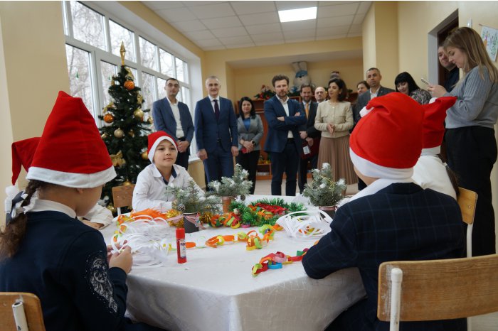 PHOTO Ceadir-Lunga high school renovated thanks to development partners, including Romania