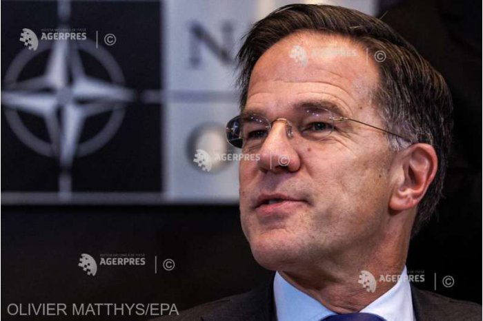 Secretarul general al NATO Mark Rutte se va întâlni miercuri cu preşedintele ucrainean Volodimir Zelenski