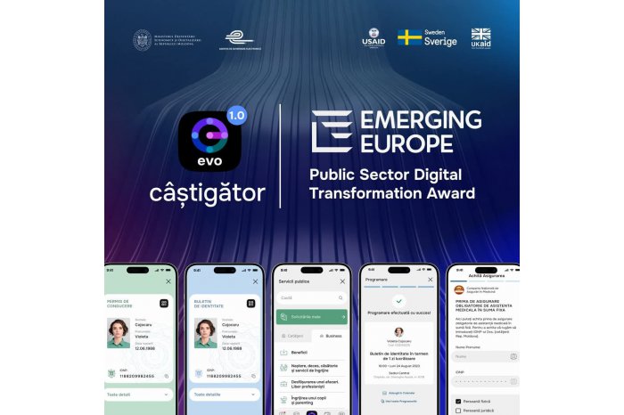 Первая международная премия для EVO. Приложение получило премию Emerging Europe Awards 2024