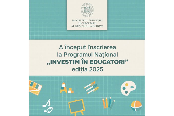 MEC a lansat înscrierile la Programul național „Investim în educatori”, ediția 2025