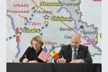 Подписание Меморандума о взаимопонимании по строительству молдавского участка ЛЭП между Молдовой и Румынией'