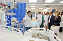 Открытие отделения анестезиологии и интенсивной терапии и кабинета ангиографии в Институте скорой помощи'