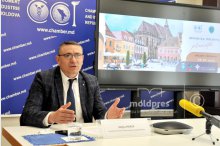 Press conference on 4th edition of Moldova Presents event, Brasov, Romania'